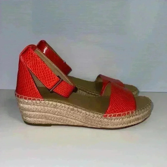 Franco Sarto Orange Sandals Size 8 for Women - Picture 1 of 16